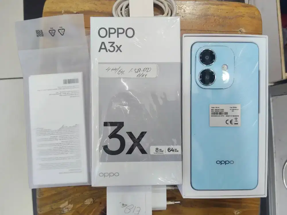Second Oppo a3x ram 4+4 Rom 64gb