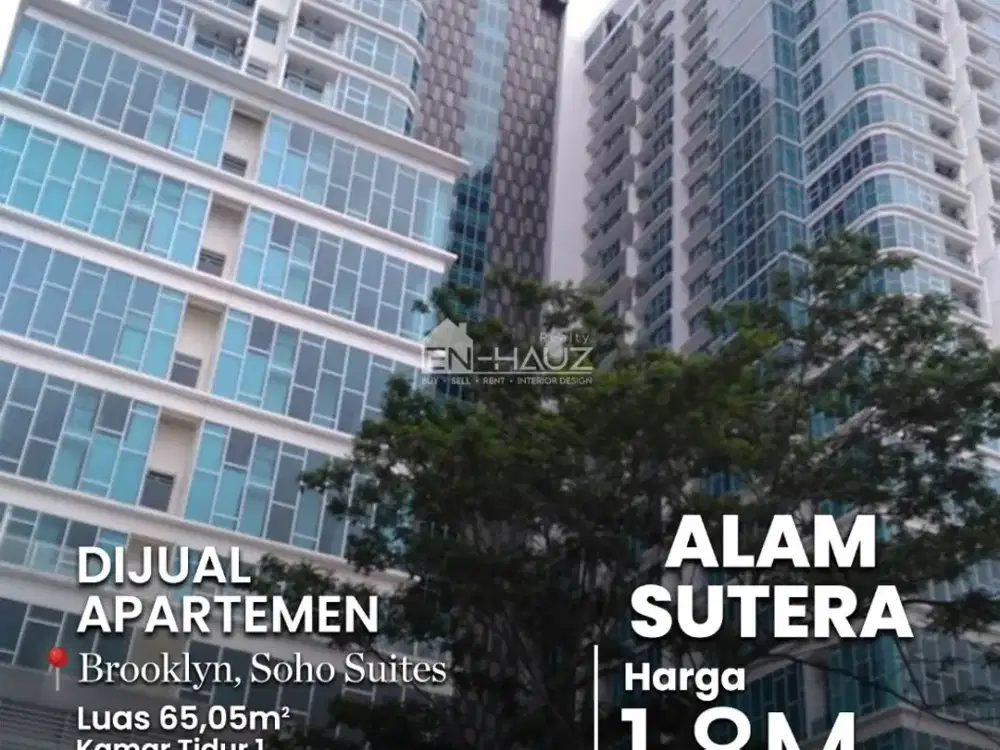 Dijual Brooklyn - SOHO Suites  Di Alam Sutera