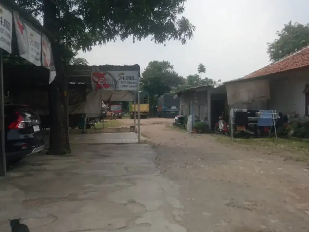 Tanah luas 2639 m2 Rata Bonus bangunan strategis di jl raya hankam Jati Murni Bekasi