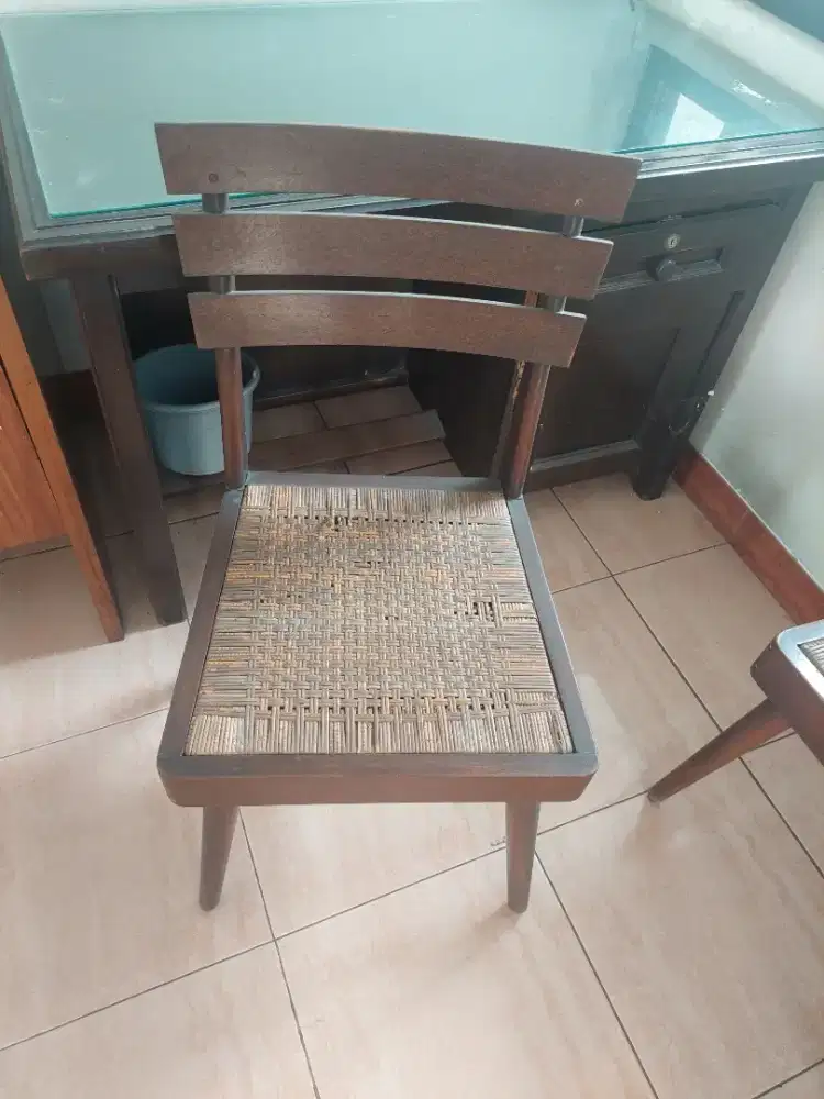 BU JUAL KURSI KAYU JATI KUNO