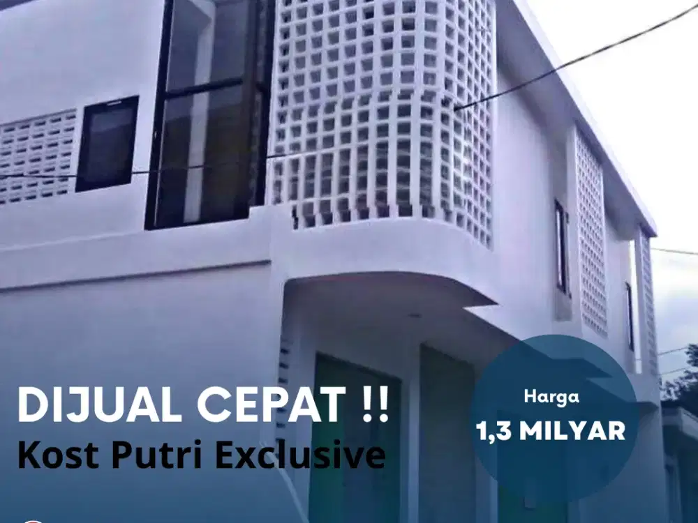 Dijual Cepat kost putri exclusive full penghuni 9 kamar