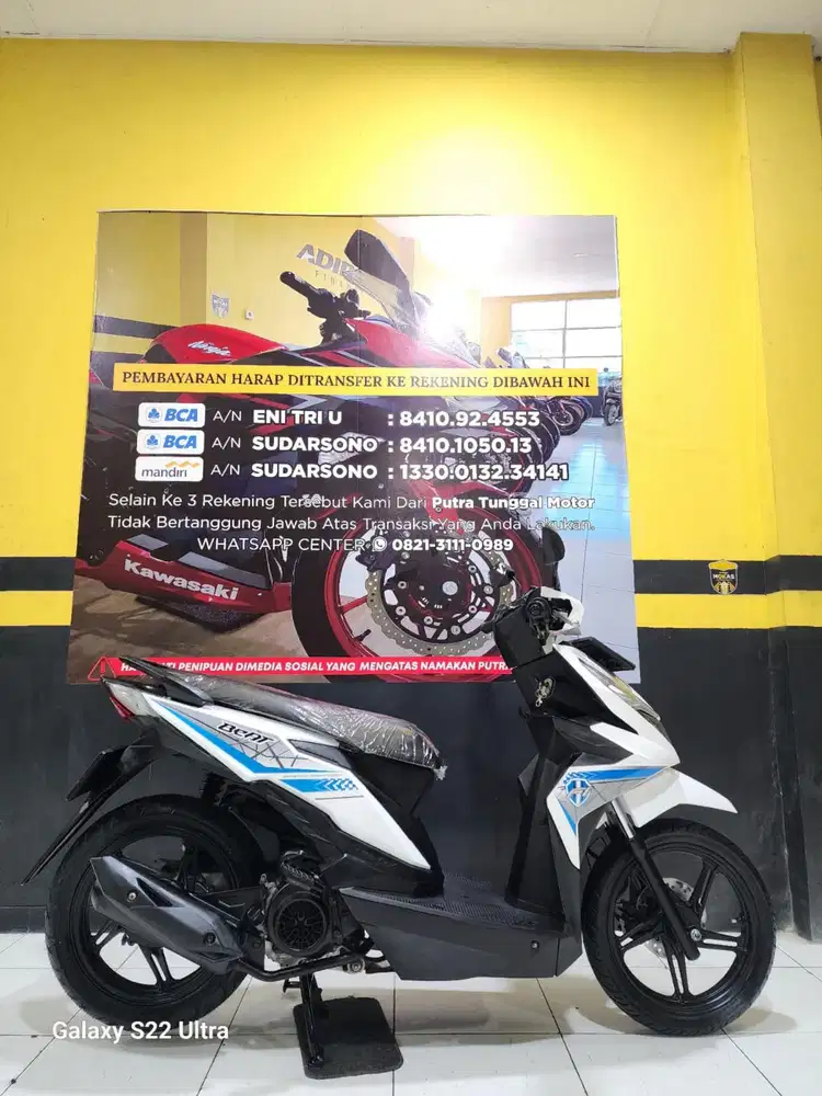 BEAT CW TAHUN 2016(PUTRA TUNGGAL MOTOR)