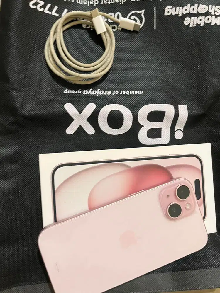 Iphone 15 128 pink ibox