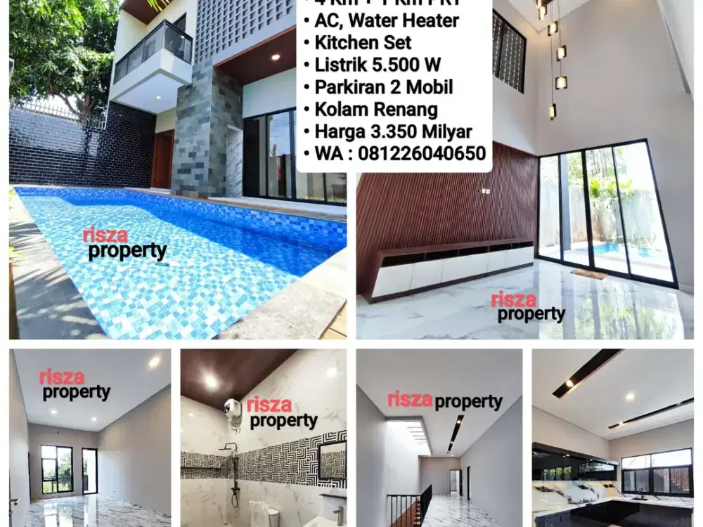 Jual Rumah Baru Dengan Kolam Renang  Area Manahan, Dekat Pusat Kota