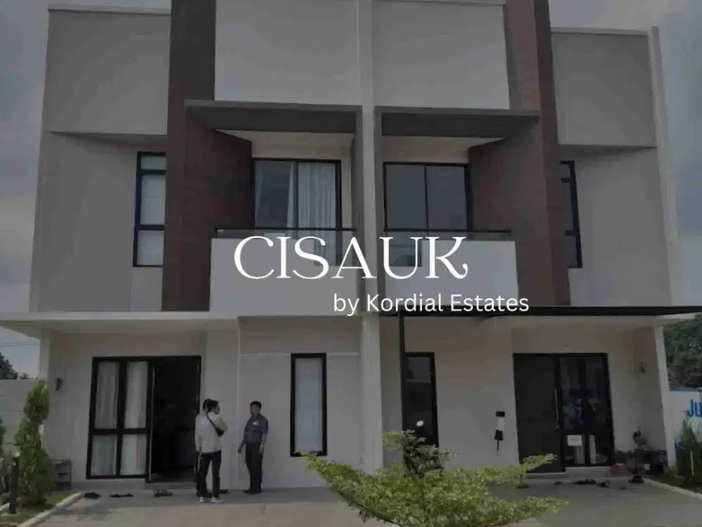 RUMAH CISAUK 2KT 2KM 2LT KONSEP MODERN TROPIS DEKAT TOL SERPONG DAN STASIUN KRL CISAUK