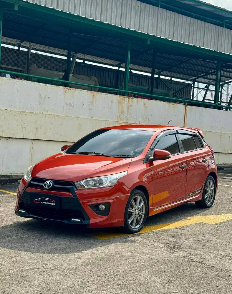 [DP 7 JT] Low Km! Toyota Yaris S Trd Matic 2014 Warna Favorit Orange
