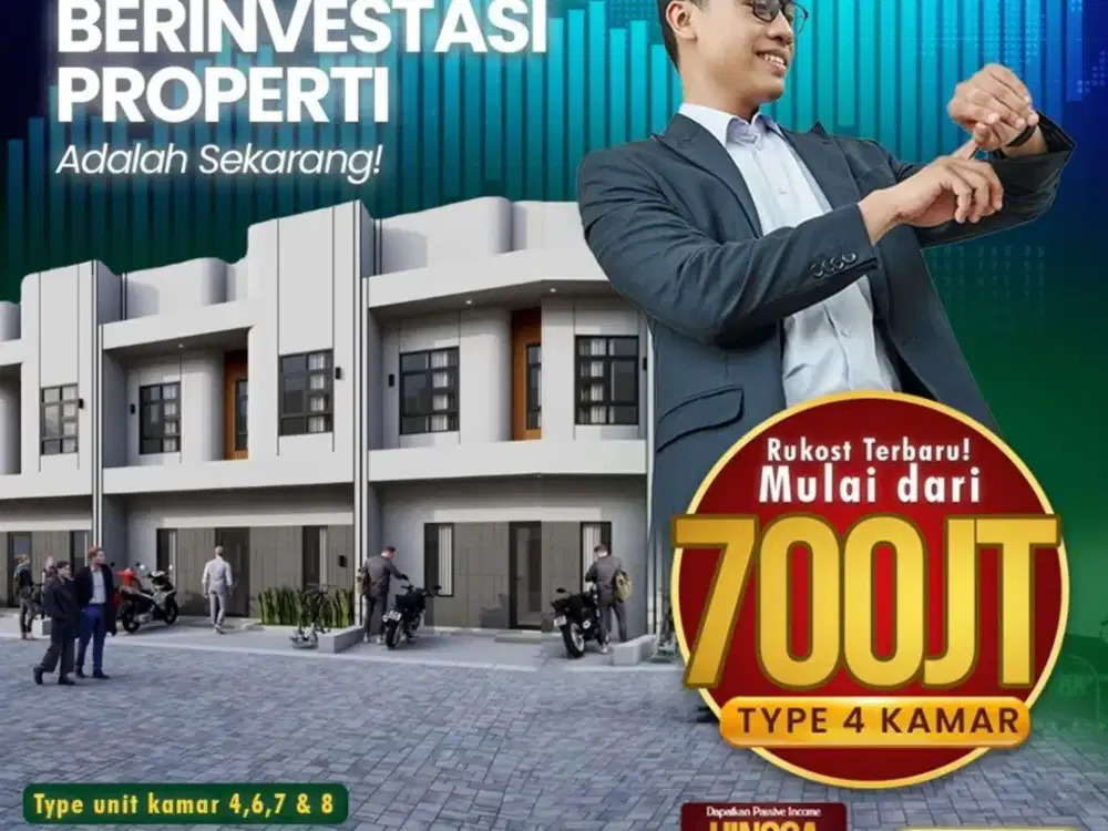 Dijual cepat rumah kost dekat denganmu universitas ternama di kota malang