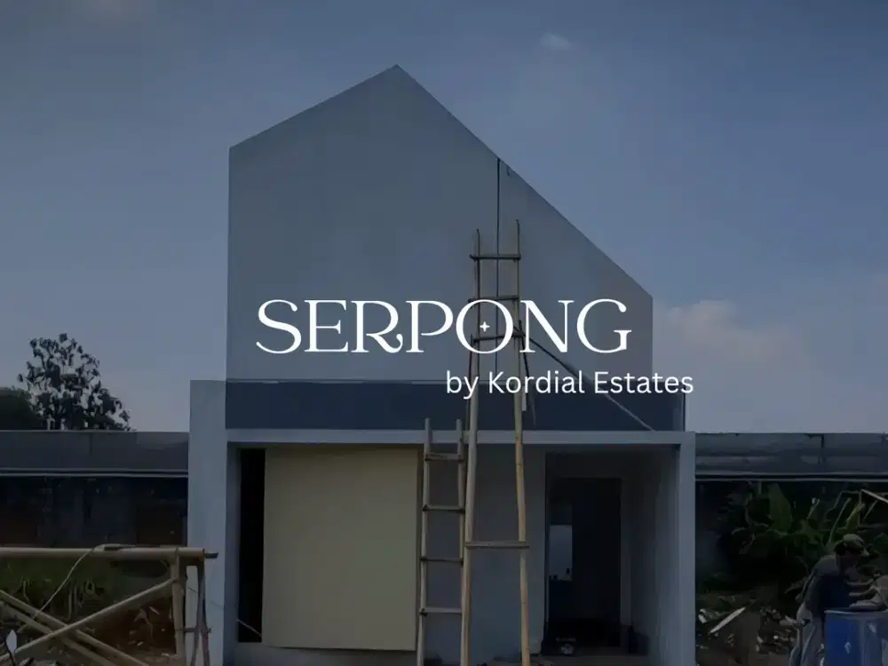 RUMAH SERPONG 3KT 1KM 2LT KONSEP SKANDINAVIA DEKAT UNPAM, MALL PARADISE DAN TOL SERPONG