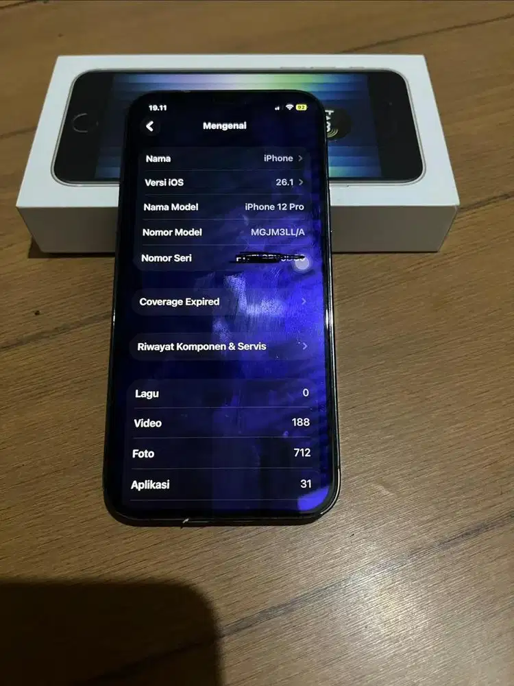 Jual Iphone 12 pro bea cukai/permanen 128 GB