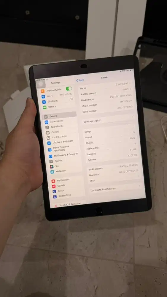 IPAD GEN 9 64GB SPACE GREY