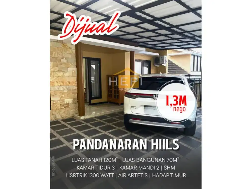 Dijual Rumah Siap Huni Pandanaran Hills Tembalang Semarang