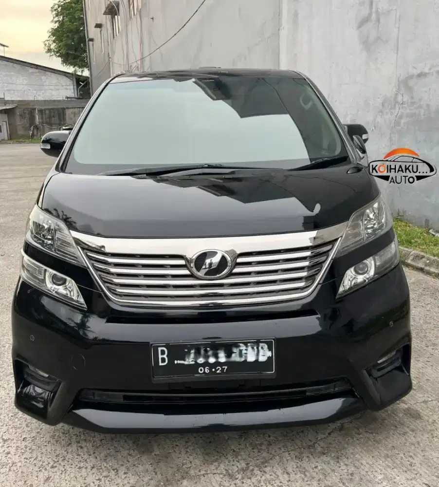 Toyota alphard/vellfire Z 2012 , hitam, kondisi bagus