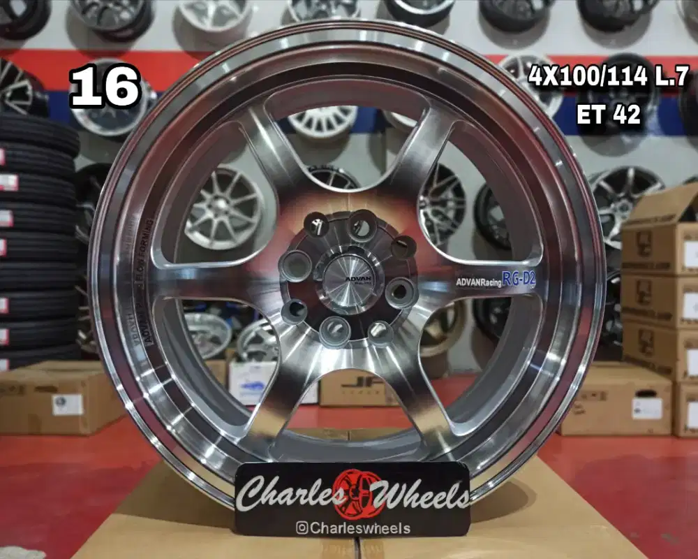 VELG RC ADVAN RG-D2 R16 MURAH