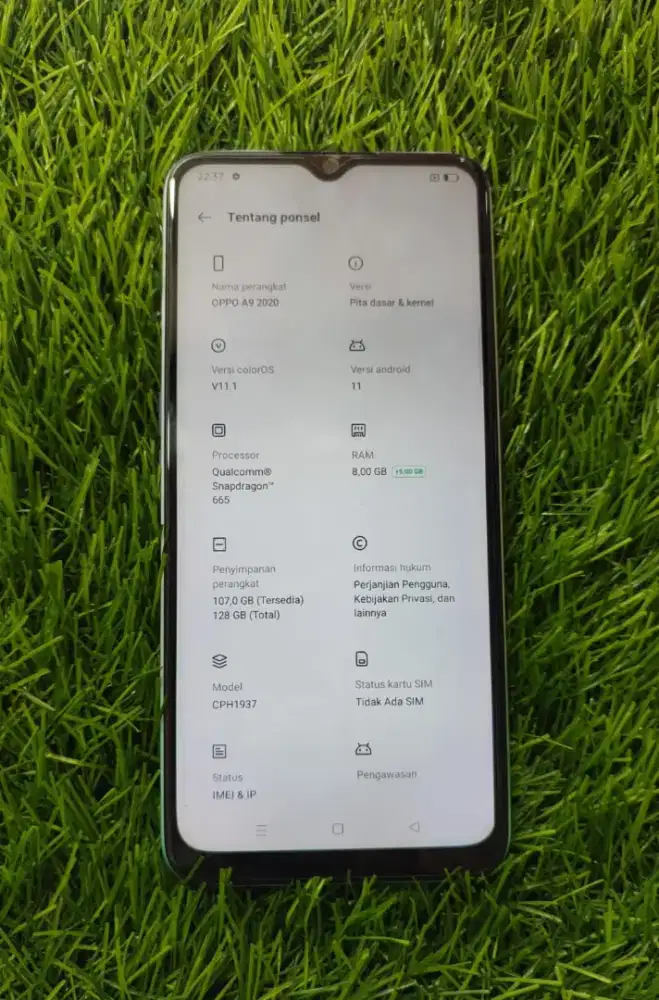 OPPO A9 2020 RAM 8