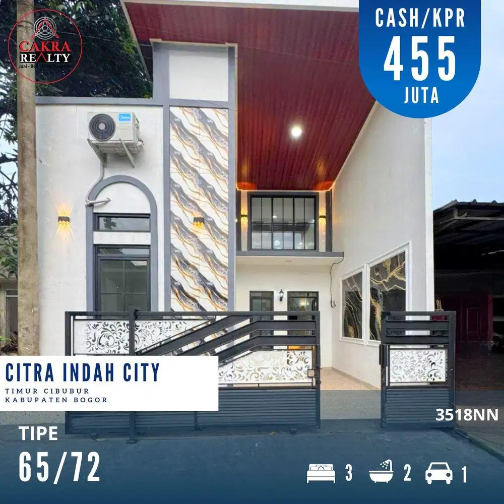 Rumah minimalis siap huni di citra indah city