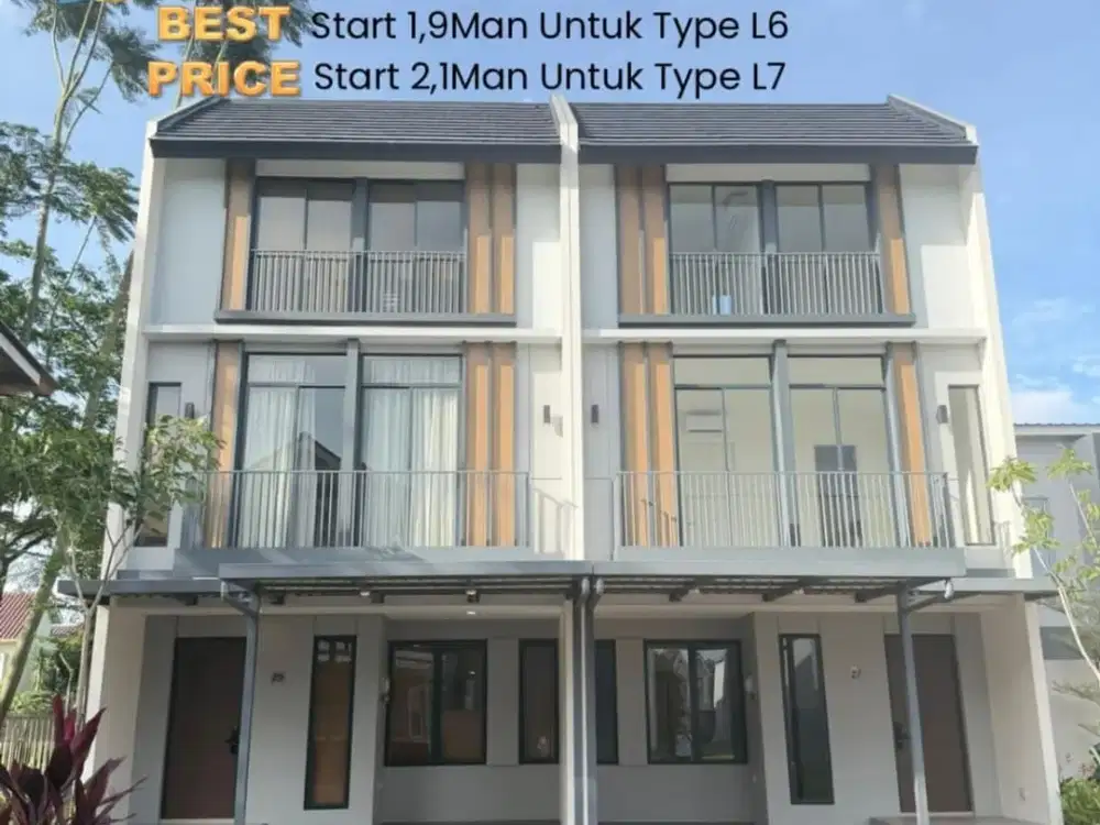 Rumah 3 lantai di Gading serpong