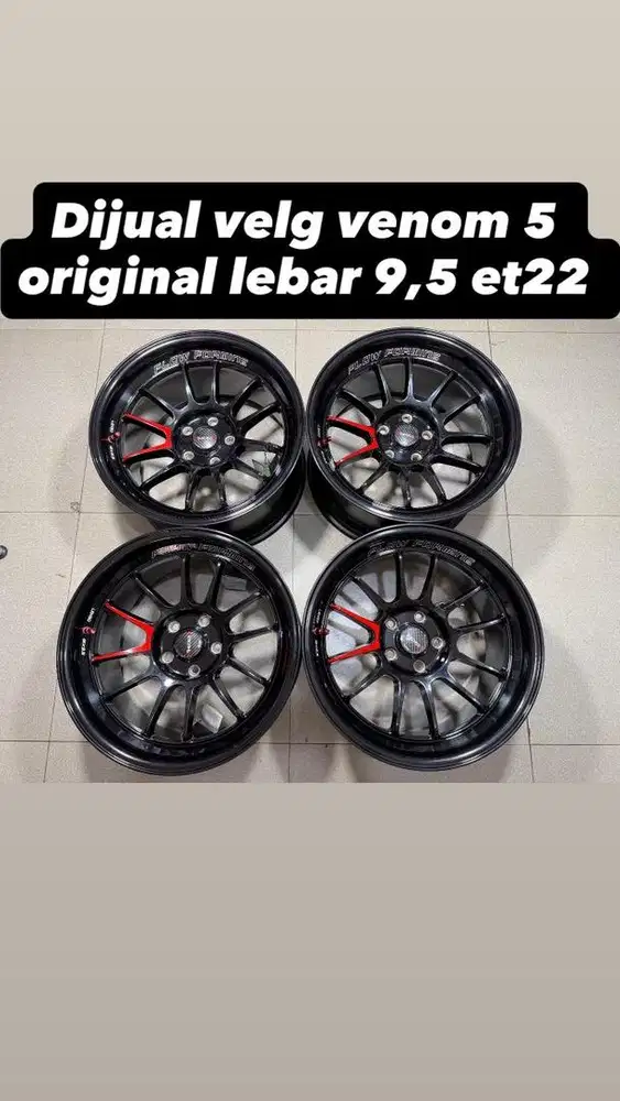 VELG LENSO VENOM 5 ORIGINAL THAILAND BOX LENGKAP INNOVA HRV BRV