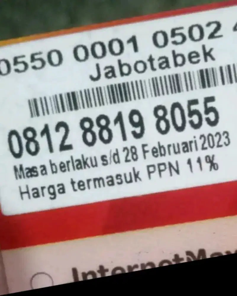 Nomor Cantik Simpati Seri Big BOSS