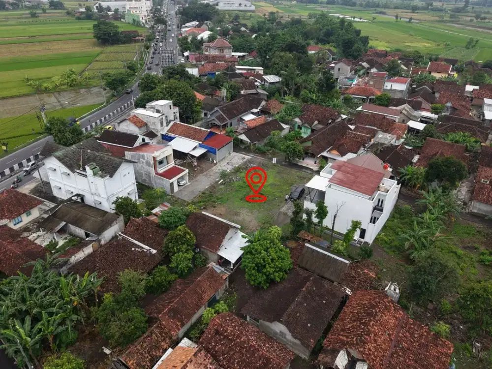 Dekat Jalan Raya Jogja Solo, Tanah SHM Siap Bangun