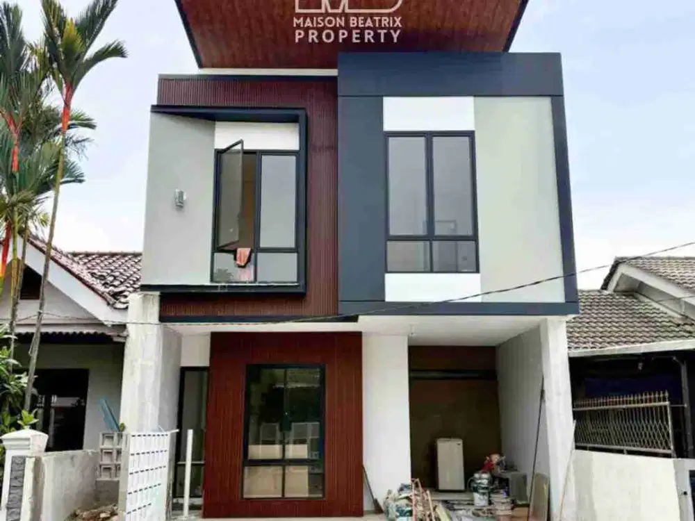 DIJUAL RUMAH MODERN KONTEMPORER DG ROW JALAN LEBAR, NUSALOKA BSD