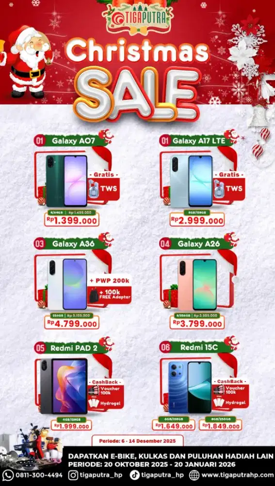 Promo Akhir Tahun, garansi resmi