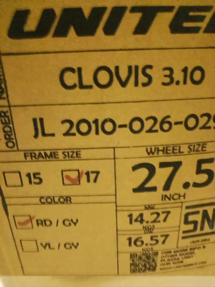 Sepeda mtb Clovis 3.10