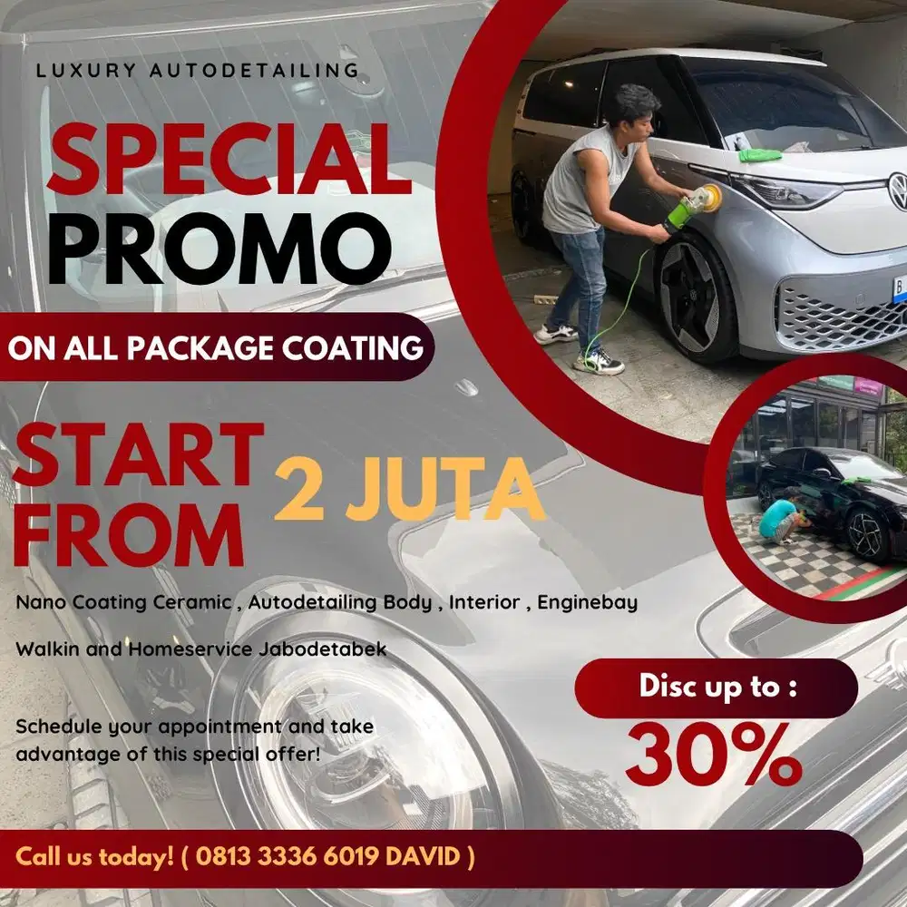 Poles mobil dan coating mobil bisa homeservice