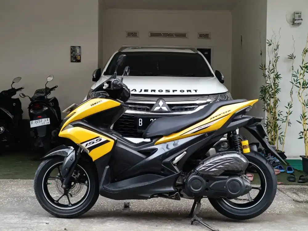 Aerox R tahun 2018 pajak isi/tt boleh gan cash lebih bagus