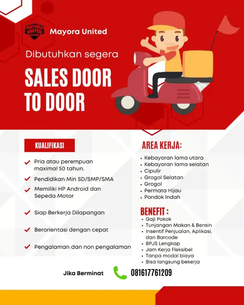 LOWONGAN KERJA SALES
