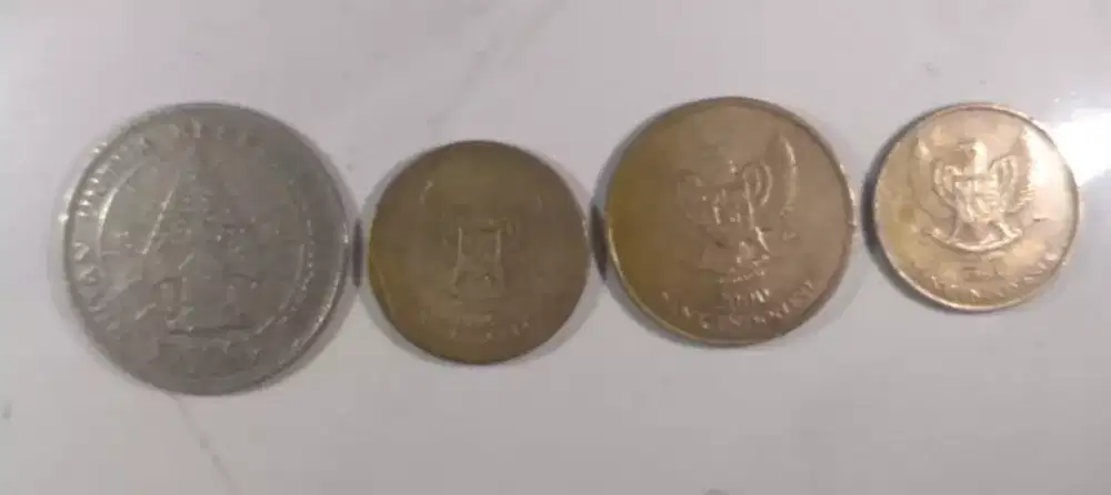 DI JUAL UANG LOGAM LAMA/KUNO Rp.100, Rp.500 dan Rp.50