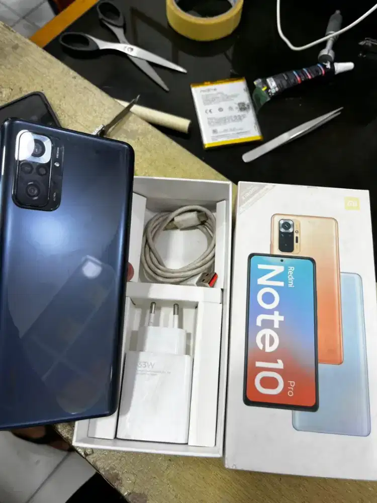 Dijual HP seken Redmi Note 10 pro 8/128 Nominus