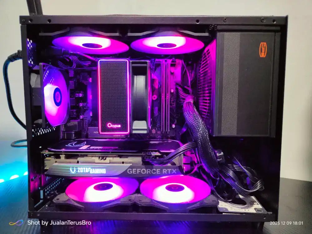 CPU PC GAMING RYZEN 5 8400F AM5 VGA RTX 4060 16GB RAM 16GB DDR5 WIFI