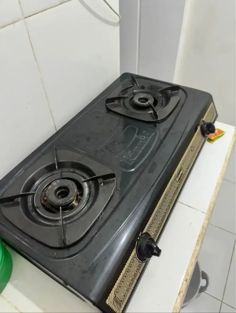 Kompor Gas Rinnai RI-522S 2 Tungku – Normal, Api Biru