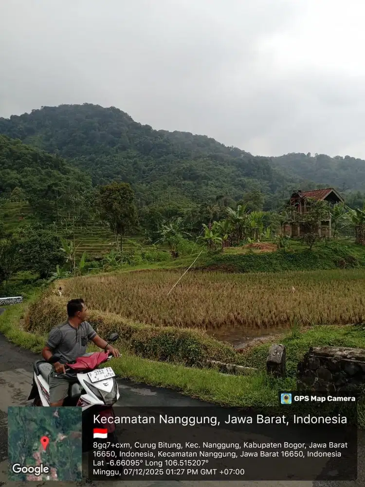 Lokasi view gunung nempel kali bersih Dingin d bogor barat
