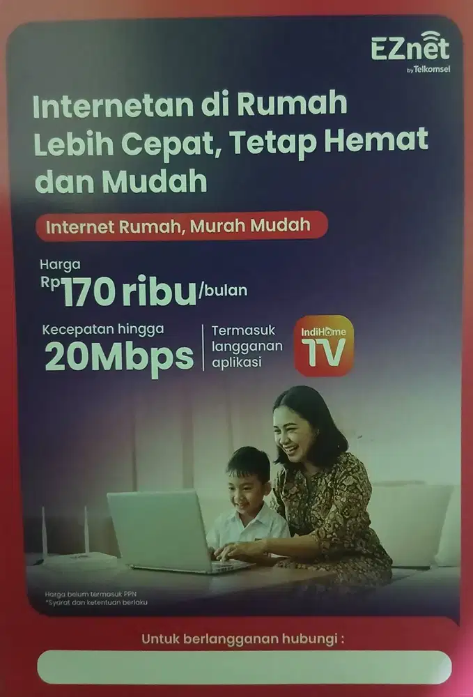 Jaringan internet mudah, Pakai Indihome