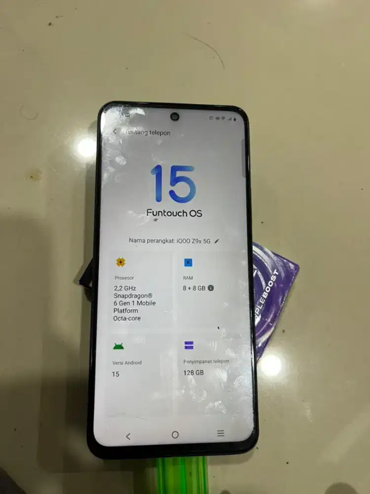 Iqoo z9x 8/128 fullset