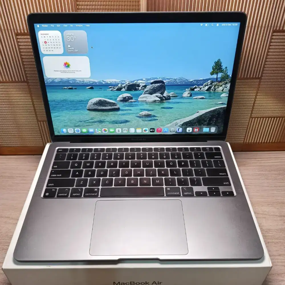 MACBOOK AIR M1 ram 8gb ssd 256gb fungsional aman 100%