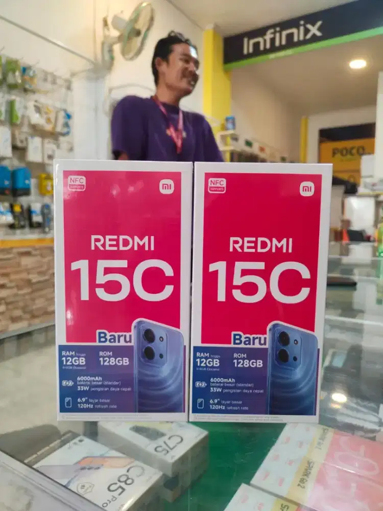 Redmi 15C 6/128 Promo+ bonus cash & credit garansi resmi