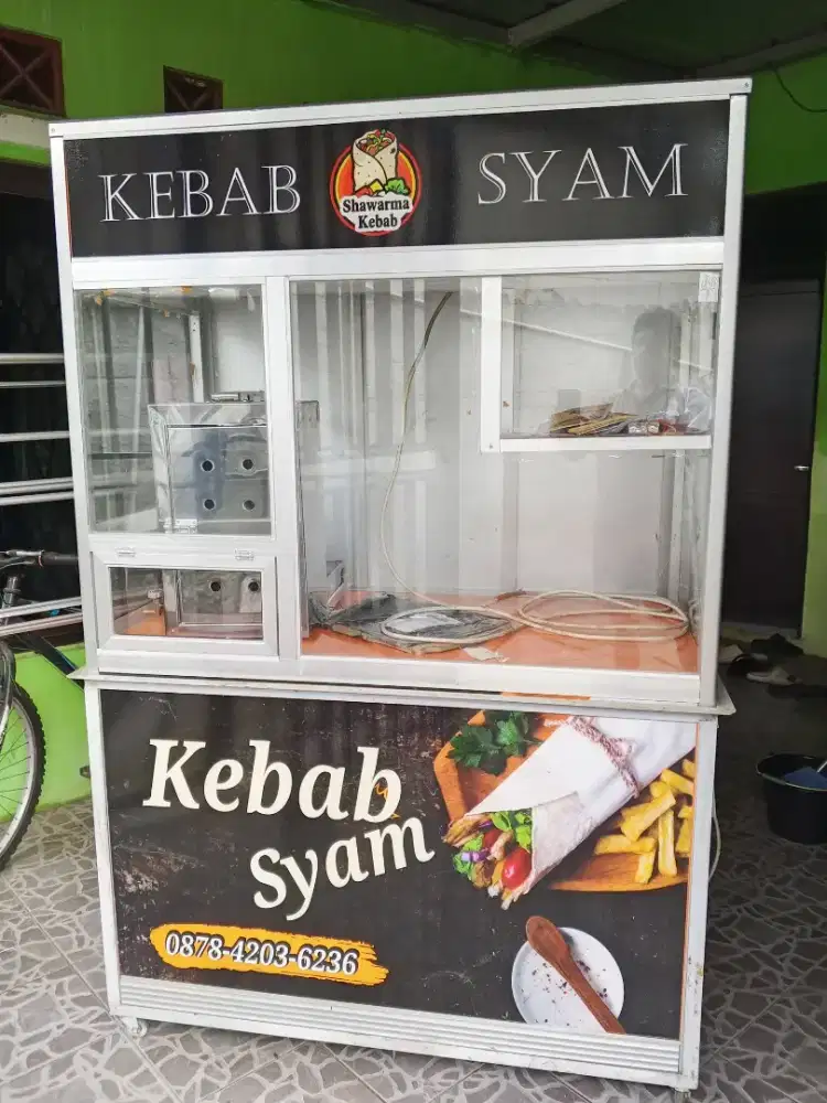 Etalase kebab dan panggang an kebab