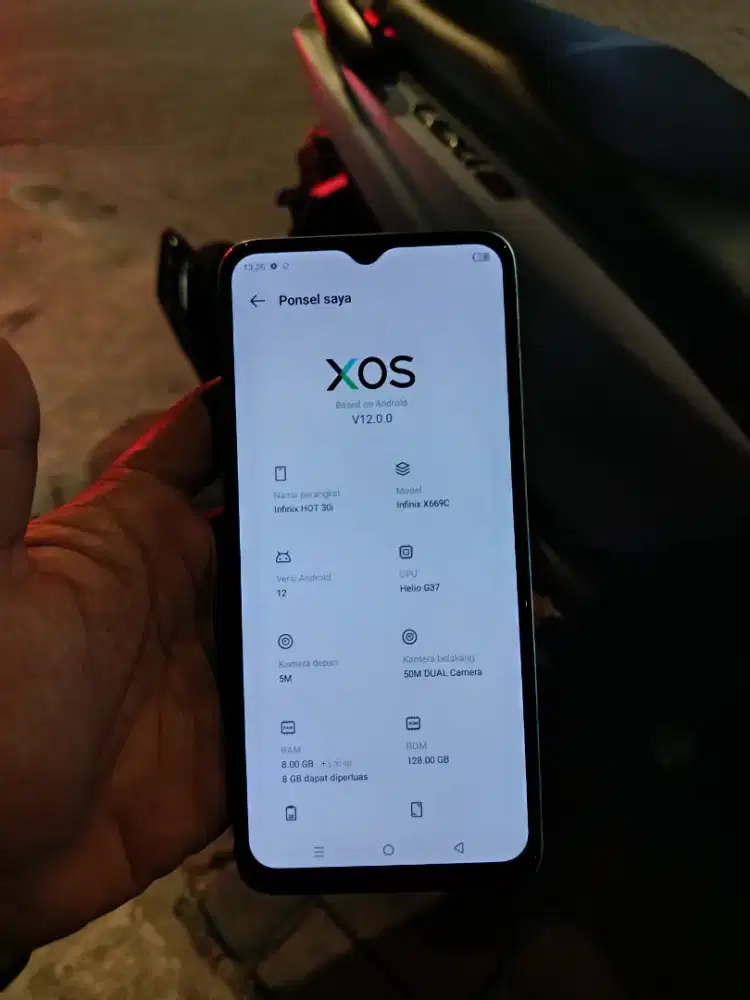 Infinix Hot 30i ram 8/128
