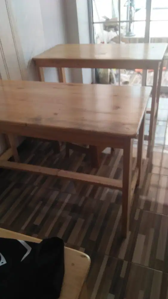 Meja Jati Belanda Baru kondisi 100% furnished