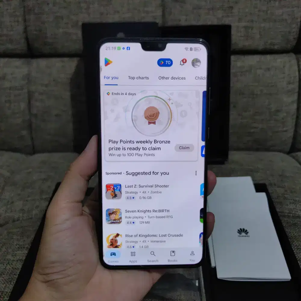 Huawei Mate 30 Non Pro 5G 8/256 Fullset HarmonyOS GMS