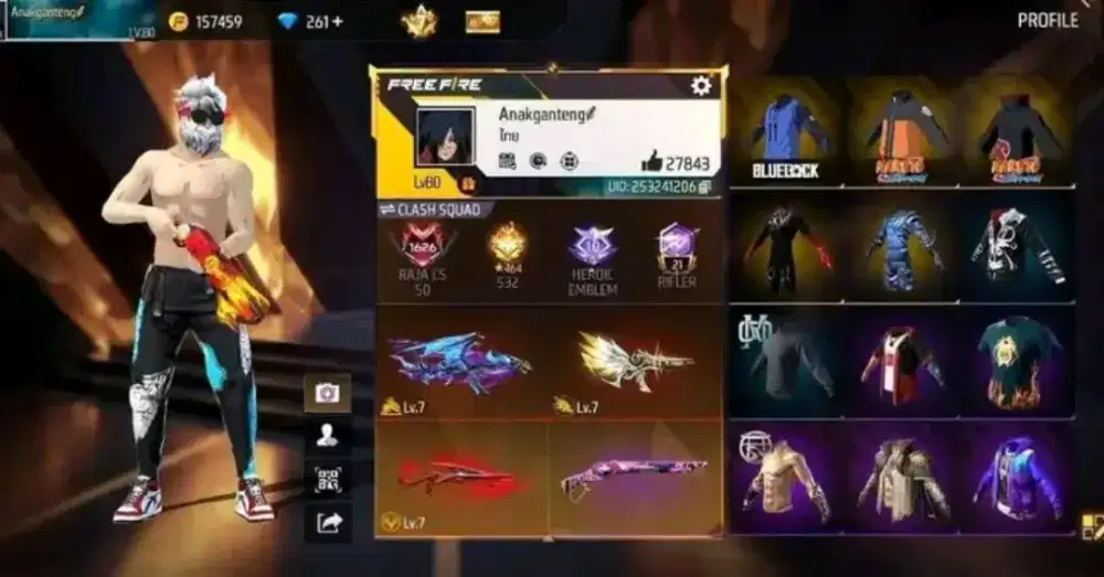 Jual akun ff data aman