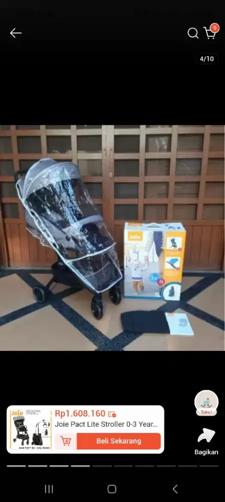 Jual stroller dan baby chair joie + baby walker babyelle
