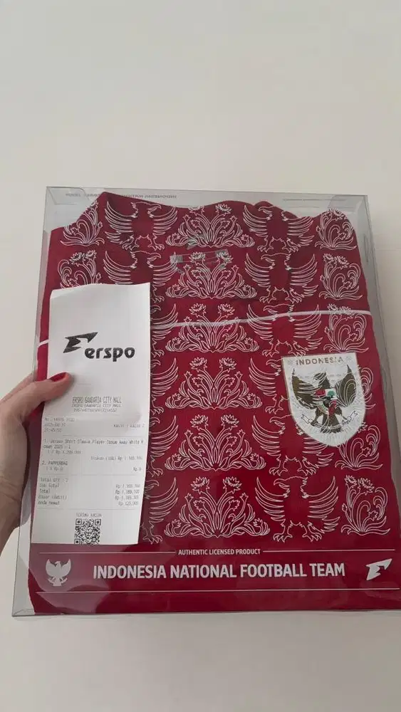 Jersey timnas player issue Size L