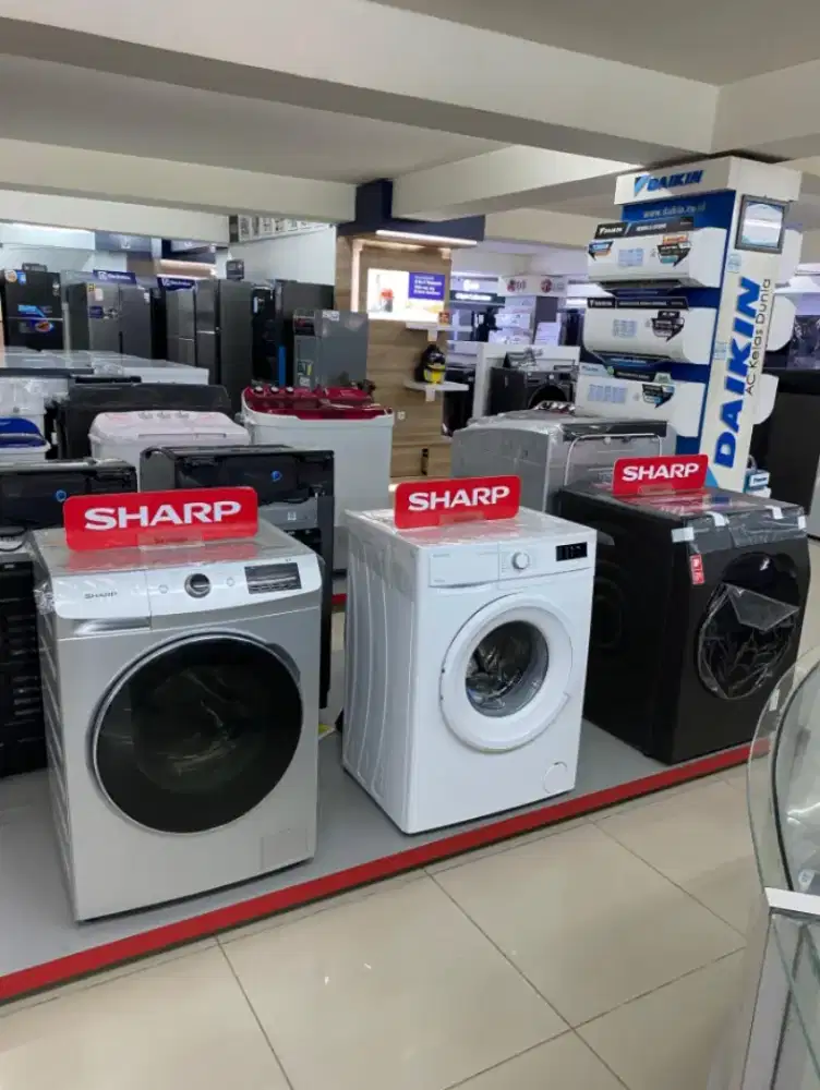 kredit mesin cuci sharp tanpa dp syrt cuma ktp free angsuran 1-2×