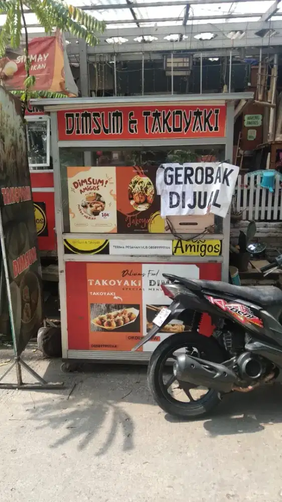 Jual gerobak alumunium siap pakai