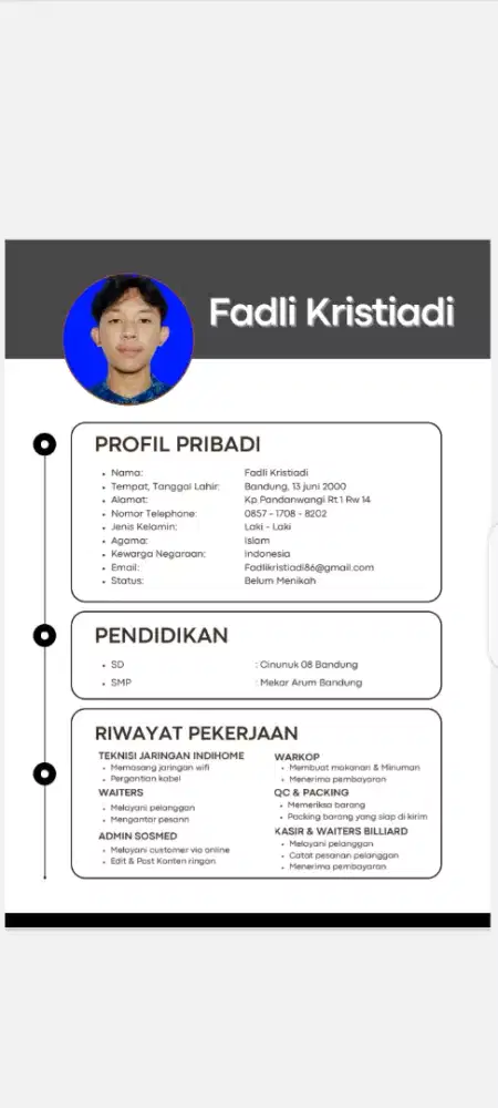 Mencari pekerjaan