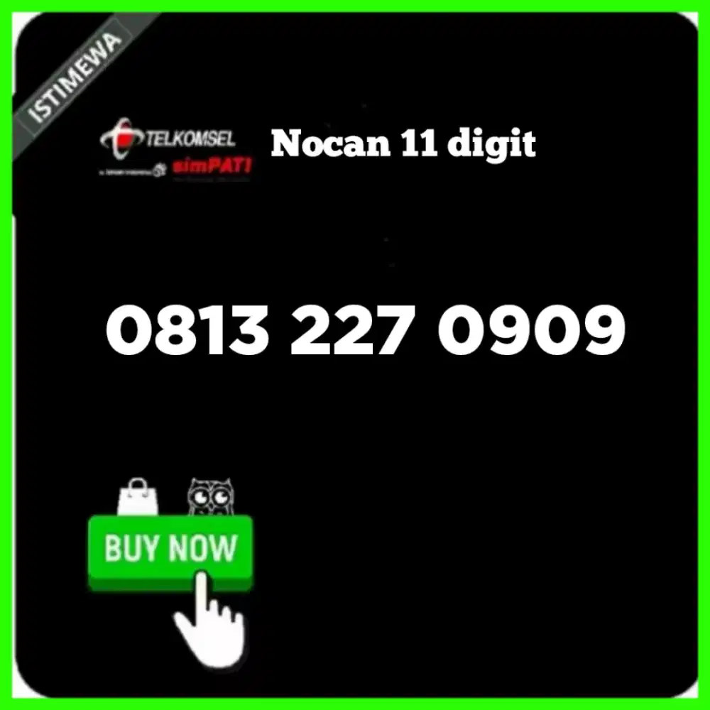 Nomor cantik simpati Telkomsel 11 digit