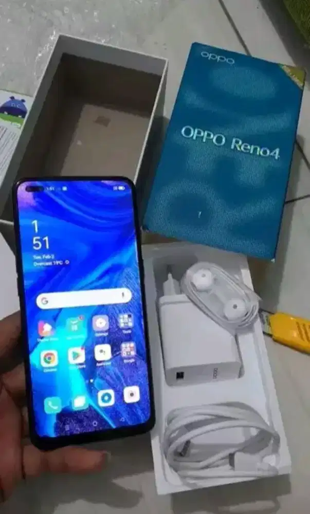 oppo reno 4 ram 8/128 ori segel